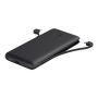 Belkin , BOOST CHARGE Plus Power Bank , 10000 mAh , Integrated LTG and USB-C cables , Black