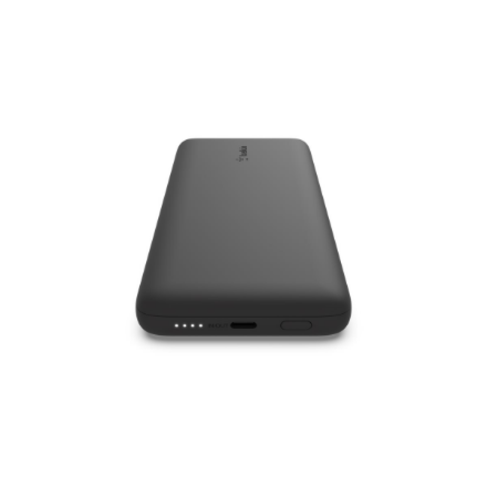 Belkin , BOOST CHARGE Plus Power Bank , 10000 mAh , Integrated LTG and USB-C cables , Black