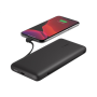 Belkin , BOOST CHARGE Plus Power Bank , 10000 mAh , Integrated LTG and USB-C cables , Black