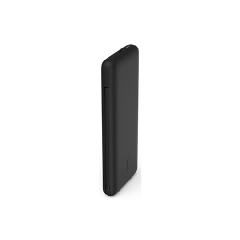 Belkin , BOOST CHARGE Plus Power Bank , 10000 mAh , Integrated LTG and USB-C cables , Black
