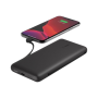 Belkin , BOOST CHARGE Plus Power Bank , 10000 mAh , Integrated LTG and USB-C cables , Black