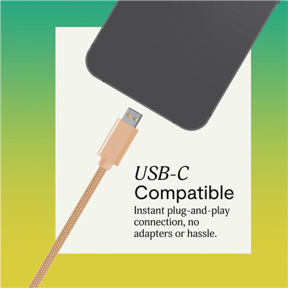 Marley Wired Earbuds , Smile Jamaica , Built-in microphone , USB Type-C , Copper