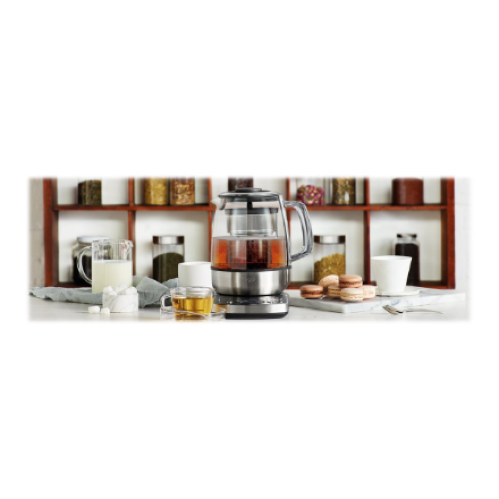 Sage Appliances , Tea Maker , BTM800 , Electric , 2000 W , 1.5 L , Stainless Steel/Glass , Silver