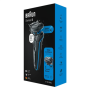 Braun , Shaver , 51-B1000s , Operating time (max) 50 min , Wet & Dry , Black/Blue