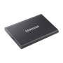Samsung MU-PC1T0T/WW Portable SSD T7 USB 3.2 1TB Silver , Portable SSD , T7 , 1000 GB , USB 3.2 , Silver