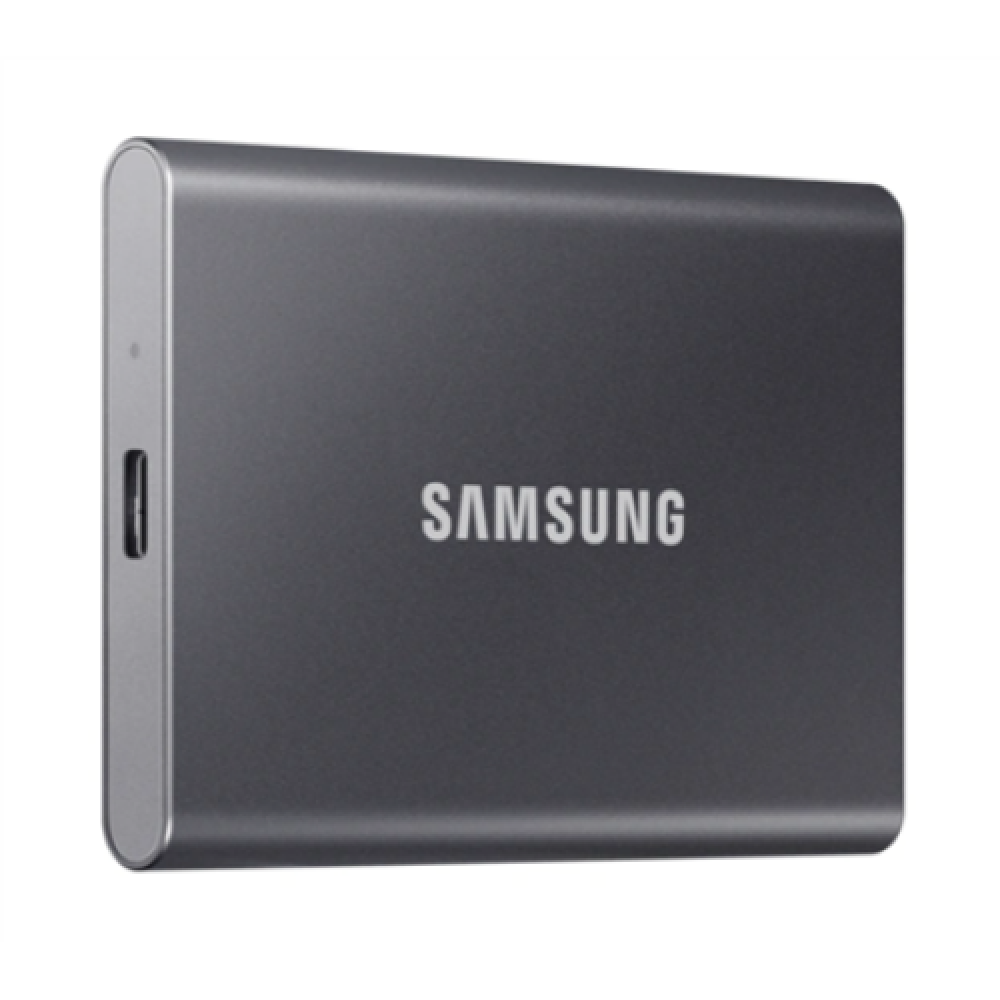 Samsung MU-PC1T0T/WW Portable SSD T7 USB 3.2 1TB Silver , Portable SSD , T7 , 1000 GB , USB 3.2 , Silver