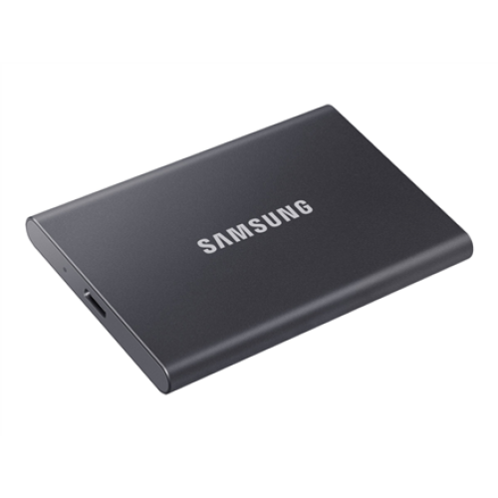 Samsung MU-PC1T0T/WW Portable SSD T7 USB 3.2 1TB Silver , Portable SSD , T7 , 1000 GB , USB 3.2 , Silver
