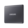Samsung MU-PC1T0T/WW Portable SSD T7 USB 3.2 1TB Silver , Portable SSD , T7 , 1000 GB , USB 3.2 , Silver