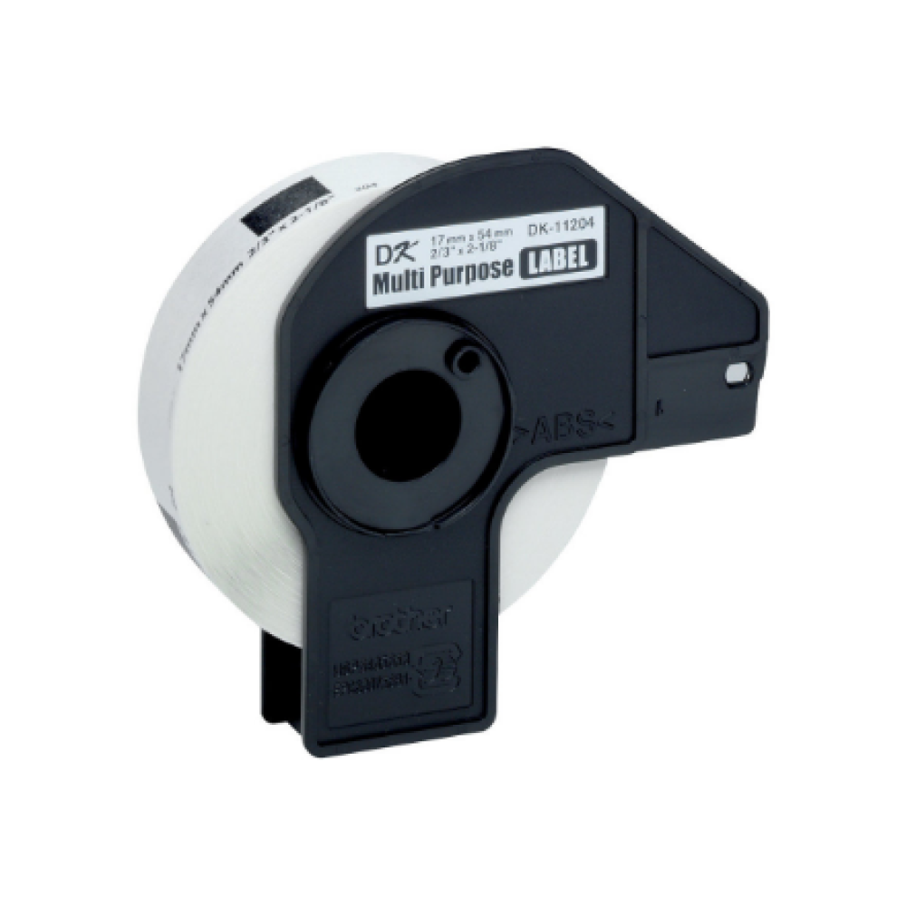 Brother , DK-11204 Multi Purpose Labels , White , DK , 17mm x 54mm