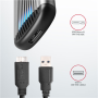AXAGON SuperSpeed USB Micro-B - M.2 SATA SSD Ribbed Box , EEM2-SA