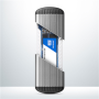 AXAGON SuperSpeed USB Micro-B - M.2 SATA SSD Ribbed Box , EEM2-SA