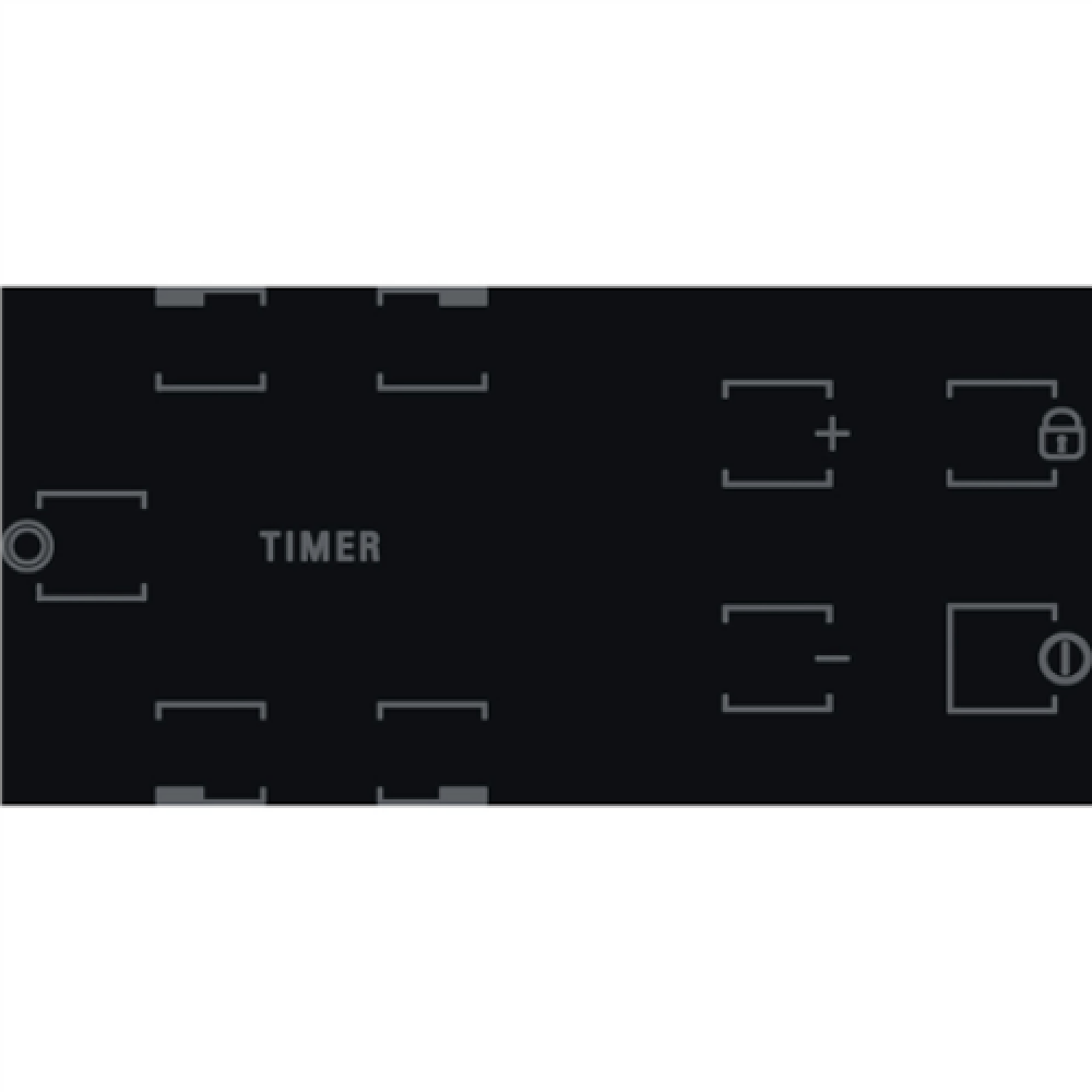 Hotpoint Hob HR 632 B Vitroceramic Number of burners/cooking zones 4 Touch Timer Black