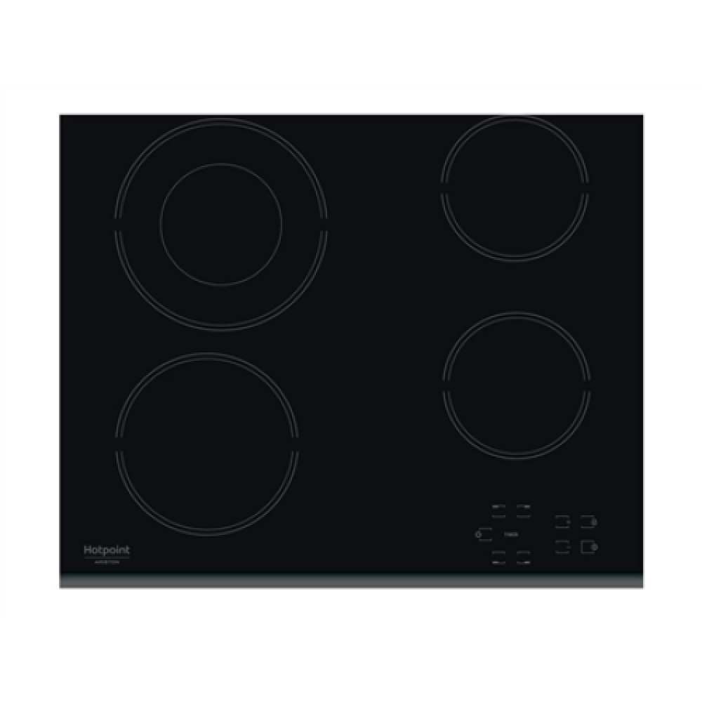 Hotpoint Hob HR 632 B Vitroceramic Number of burners/cooking zones 4 Touch Timer Black