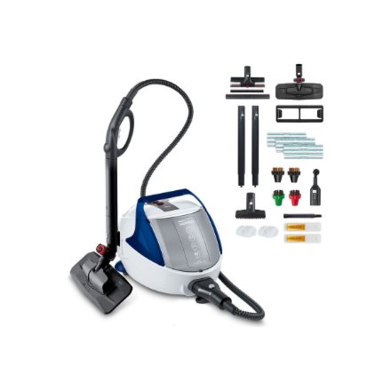 Polti , Steam cleaner , PTEU0313 Vaporetto Pro 100 Eco Power , Power 1900 W , Steam pressure 5.5 bar , Water tank capacity 2 L , White/Blue