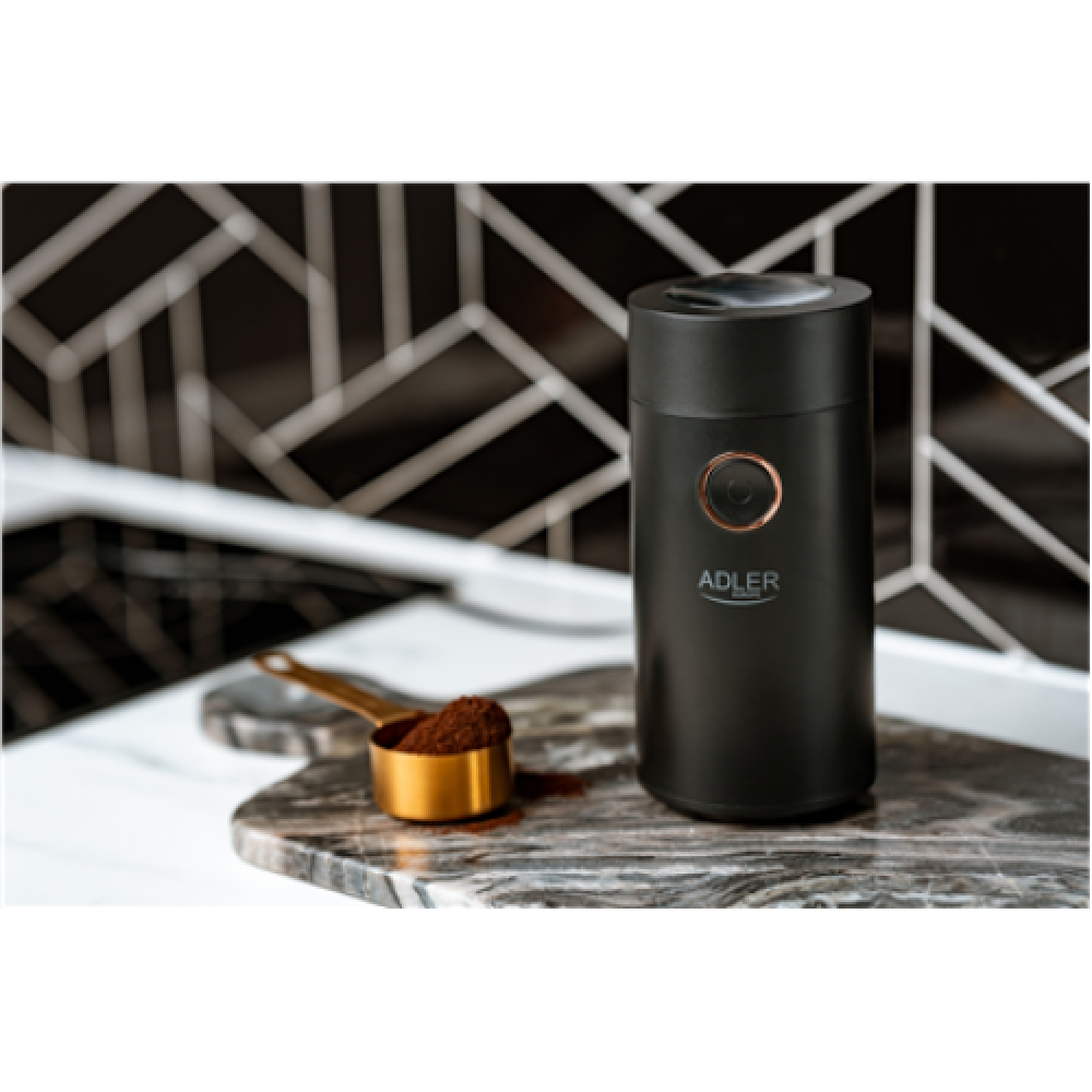 Adler , Coffee Mill , AD 4446bg , 150 W , Coffee beans capacity 75 g , Black