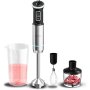 Cecotec Hand blender , Power Neutron 1100MAX Cream&Crush , Hand Blender , 1100 W , Number of speeds Adjustable , Turbo mode , Chopper , Black/Silver
