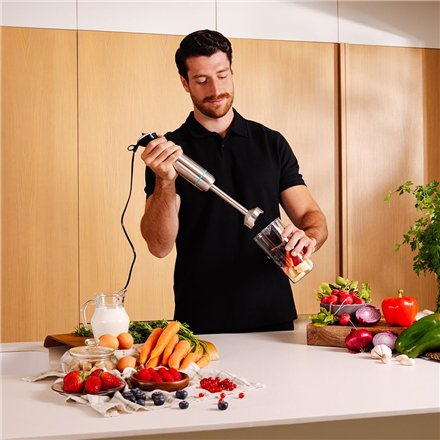 Cecotec Hand blender , Power Neutron 1100MAX Cream&Crush , Hand Blender , 1100 W , Number of speeds Adjustable , Turbo mode , Chopper , Black/Silver