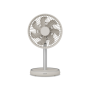 Duux Fan , Rize Flex , Stand Fan , Greige , Diameter 21 cm , Number of speeds 4 , Oscillation , 10 W
