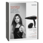 BABYLISS Hair Dryer Turbo Shine D570DE 2200 W, Number of temperature settings 3, Ionic function, Diffuser nozzle, Black