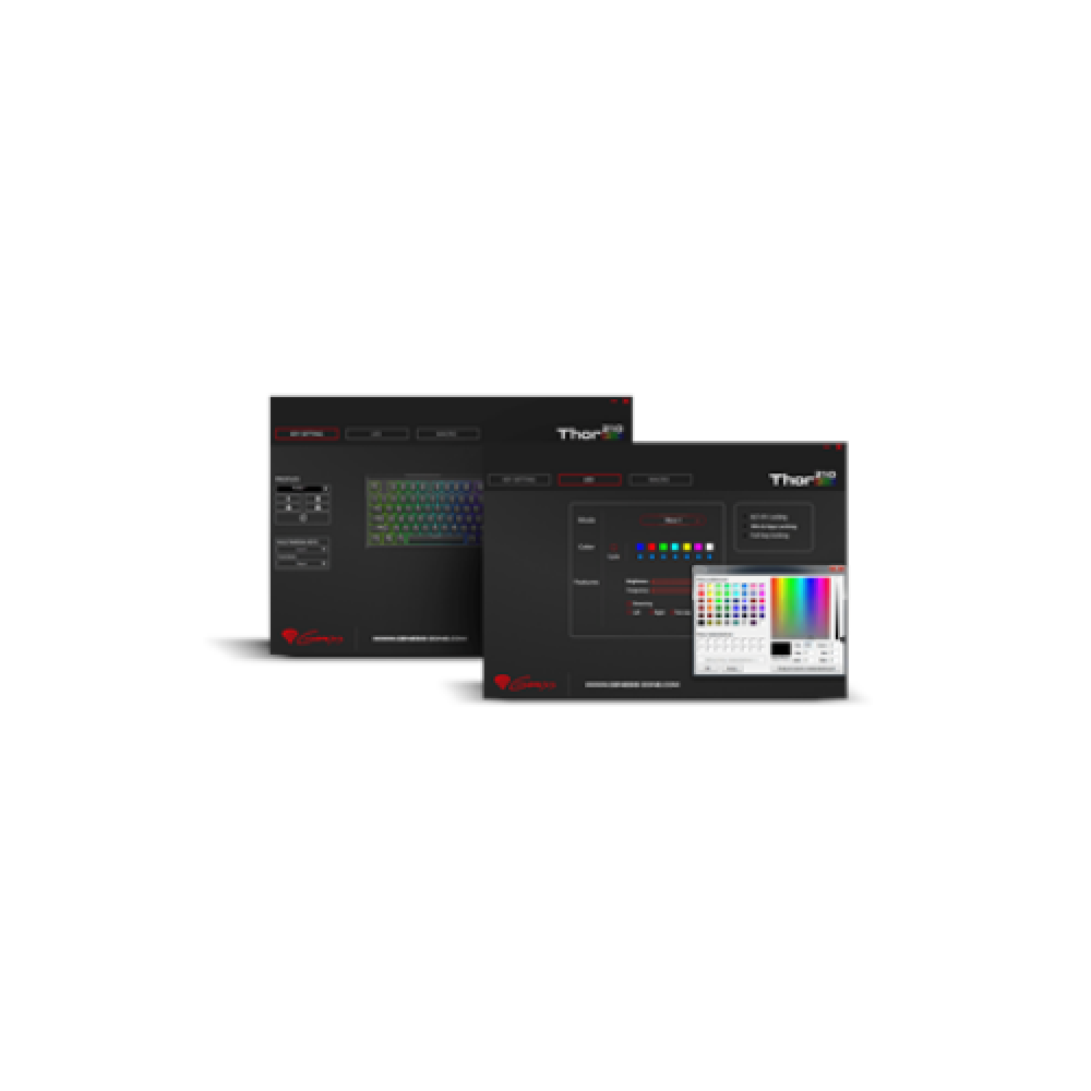Genesis , THOR 210 RGB , Black , Gaming keyboard , Wired , RGB LED light , US , 1.60 m , Hybrid