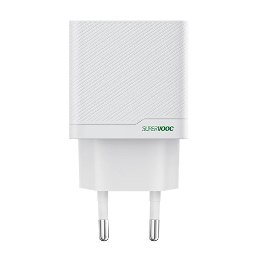 OPPO SUPERVOOC 45W Dual-Port Charger, OSAB4CB4AE, White , Charger