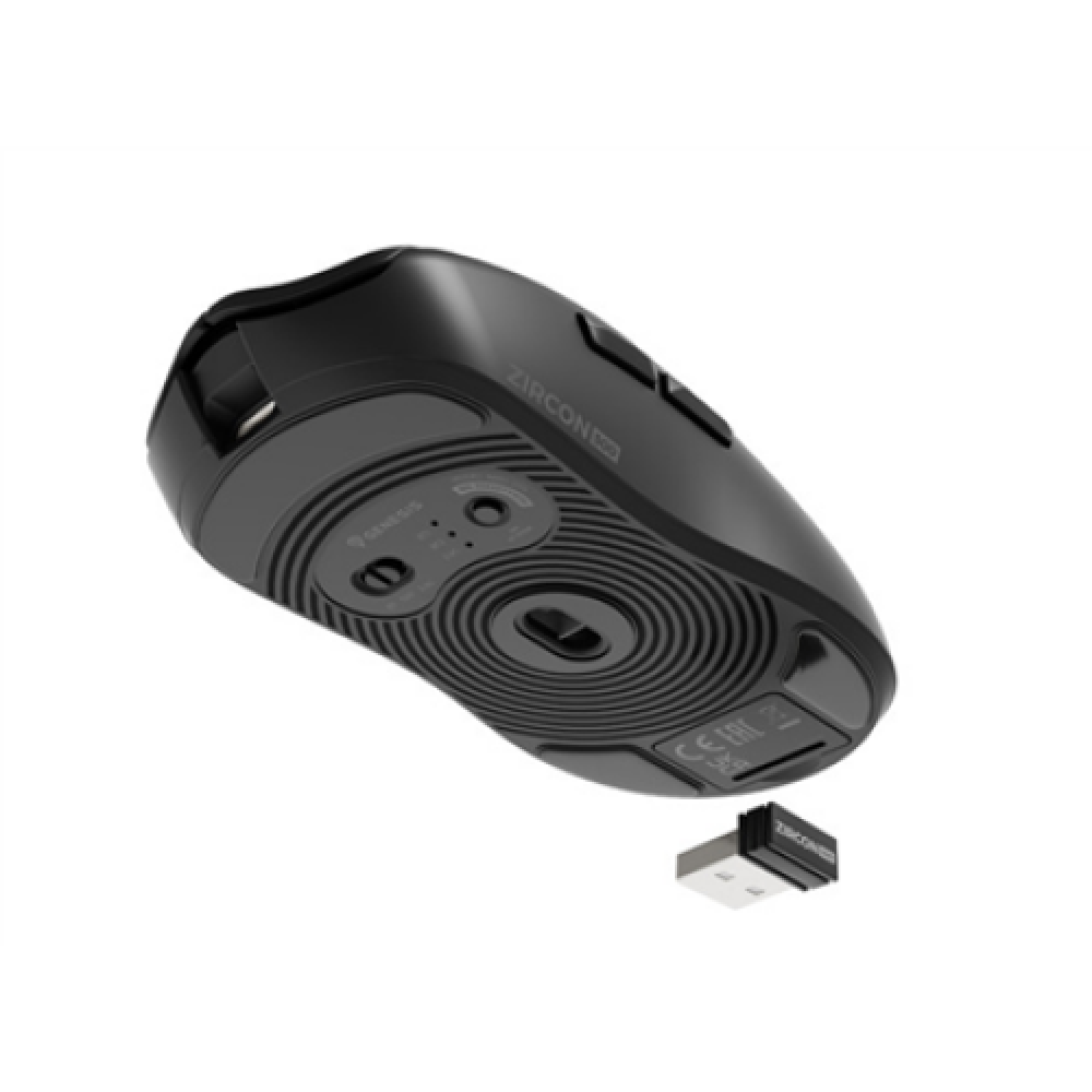 Genesis Zircon 500 , Wireless/Wired , Gaming Mouse , 2.4 GHz, Bluetooth, USB , Black