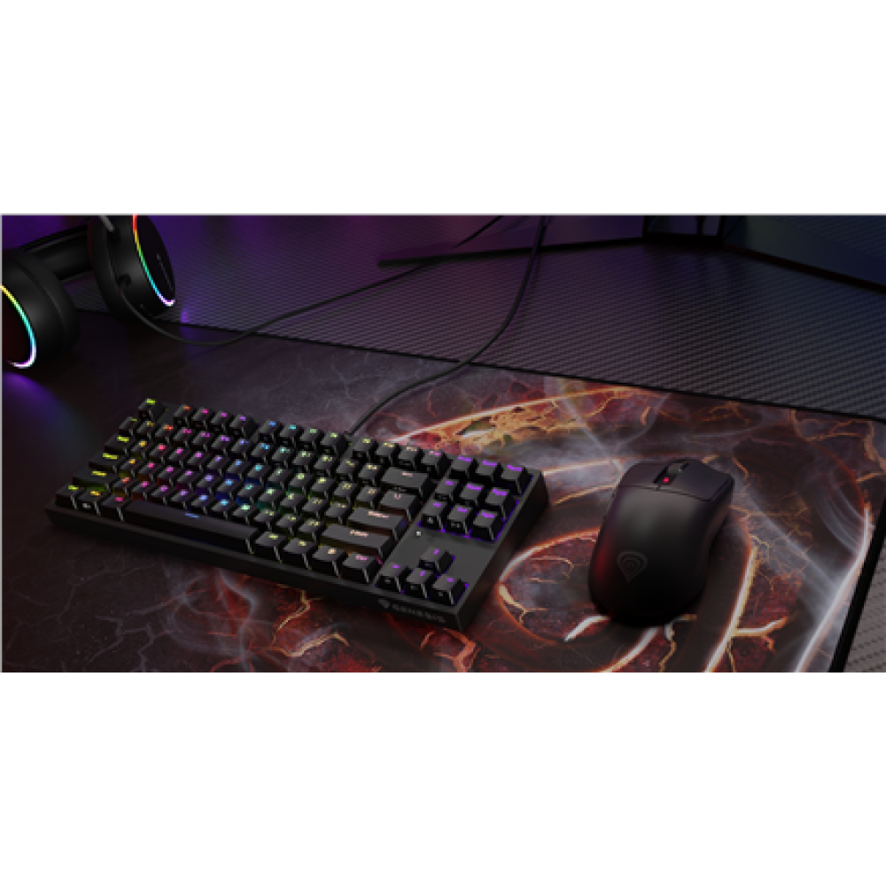 Genesis ZIRCON 500 G2 , Wireless/Wired , Gaming Mouse , 2.4 GHz, Bluetooth, USB , Black