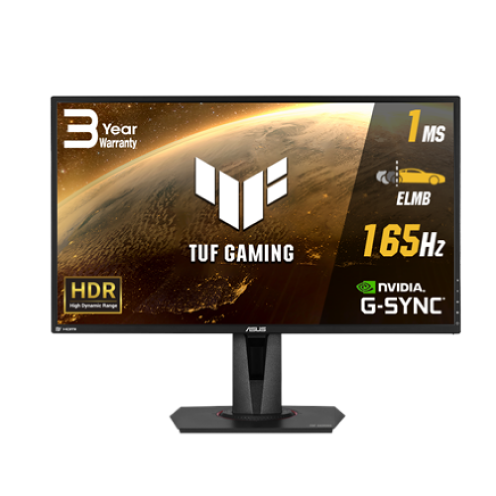 Asus , Gaming LCD , VG27AQ , 27 , IPS , WQHD , 16:9 , 165 Hz , 1 ms , 2560 x 1440 pixels , 350 cd/m² , HDMI ports quantity 2 , Black