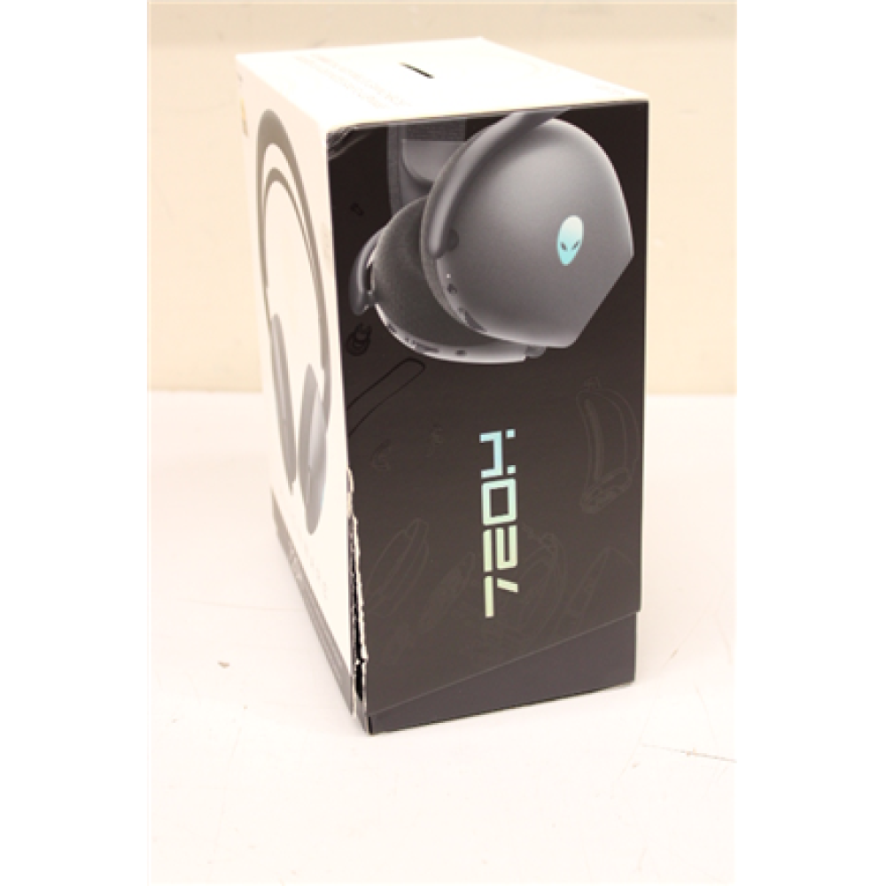SALE OUT. Dell Alienware Dual Mode Wireless Gaming Headset - AW720H (Dark Side of the Moon) , Dell , Alienware Dual Mode Wireless Gaming Headset , AW720H , Wireless , Over-Ear , DAMAGED PACKAGING, USED AS DEMO , Noise canceling , Wireless