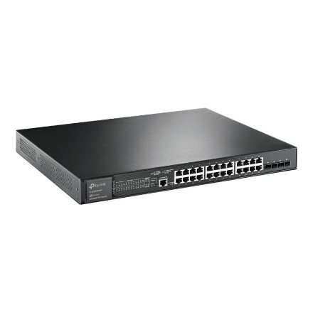 TP-LINK , 24-Port Gigabit and 4-Port 10GE SFP+ L2+ Managed Switch with 24-Port PoE+ , TL-SG3428XMP JetStream , Managed L2+ , Rackmountable