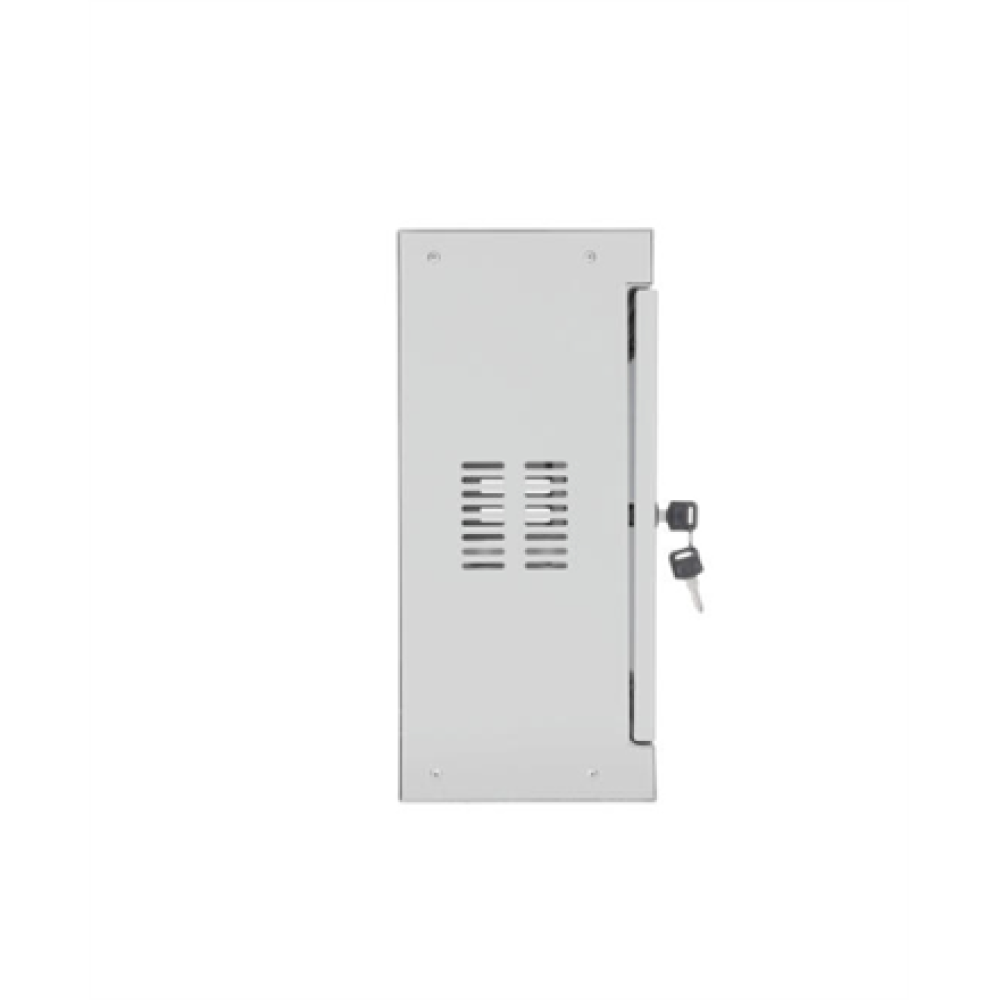 SOMI Networks , 3U, 19” Standard Vertical Installation Vertical Mount Cabinet , 3U-54/18SNC , Gray , Cable Entrances; Glass Doors; Assembled , Depth: 18 cm