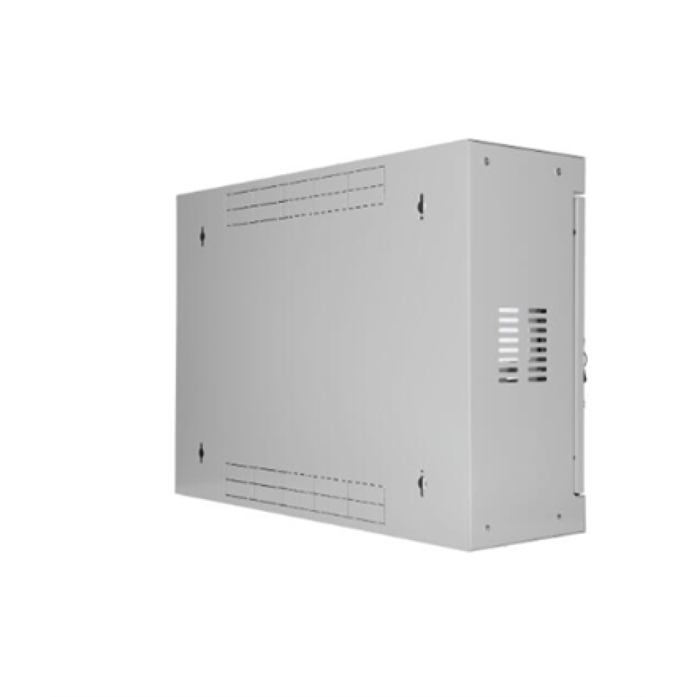 SOMI Networks , 3U, 19” Standard Vertical Installation Vertical Mount Cabinet , 3U-54/18SNC , Gray , Cable Entrances; Glass Doors; Assembled , Depth: 18 cm