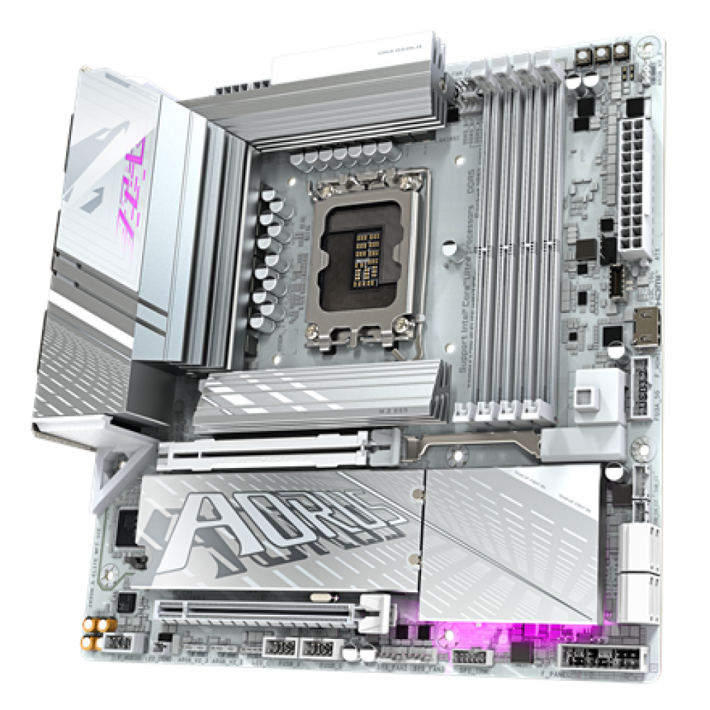 Gigabyte Z890M A ELITE WF7 ICE , Processor family Intel , Processor socket LGA1851 , DDR5 , Supported hard disk drive interfaces SATA, M.2 , Number of SATA connectors 4