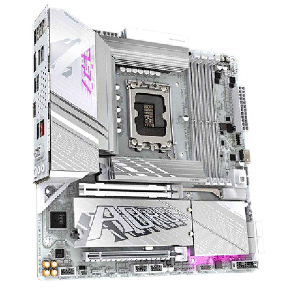 Gigabyte Z890M A ELITE WF7 ICE , Processor family Intel , Processor socket LGA1851 , DDR5 , Supported hard disk drive interfaces SATA, M.2 , Number of SATA connectors 4
