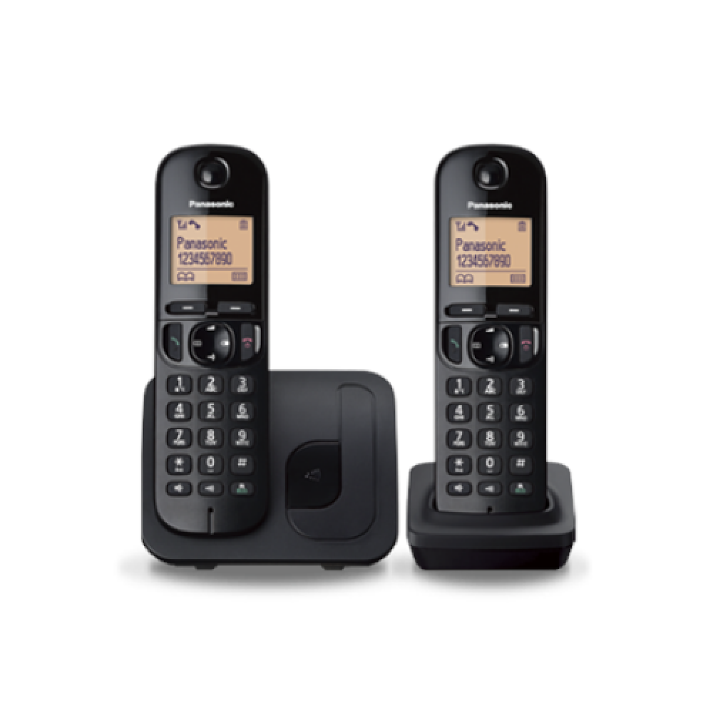 Panasonic , Cordless , KX-TGC212FXB , Built-in display , Caller ID , Black , Phonebook capacity 50 entries , Speakerphone