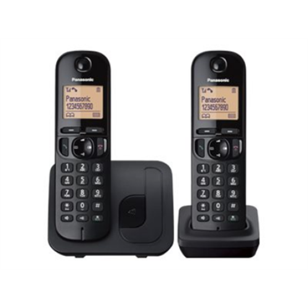 Panasonic , Cordless , KX-TGC212FXB , Built-in display , Caller ID , Black , Phonebook capacity 50 entries , Speakerphone