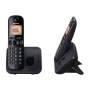 Panasonic , Cordless , KX-TGC212FXB , Built-in display , Caller ID , Black , Phonebook capacity 50 entries , Speakerphone