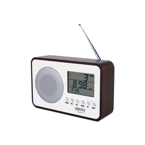 Camry , Digital Radio , CR 1153 , 5 W , White/woden
