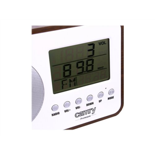 Camry , Digital Radio , CR 1153 , 5 W , White/woden