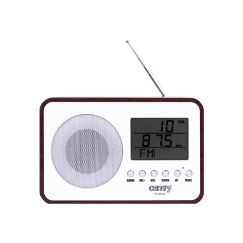 Camry , Digital Radio , CR 1153 , 5 W , White/woden