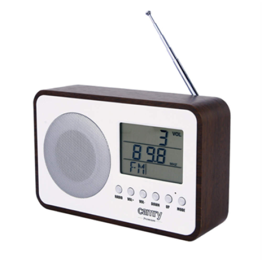Camry , Digital Radio , CR 1153 , 5 W , White/woden