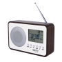 Camry , Digital Radio , CR 1153 , 5 W , White/woden
