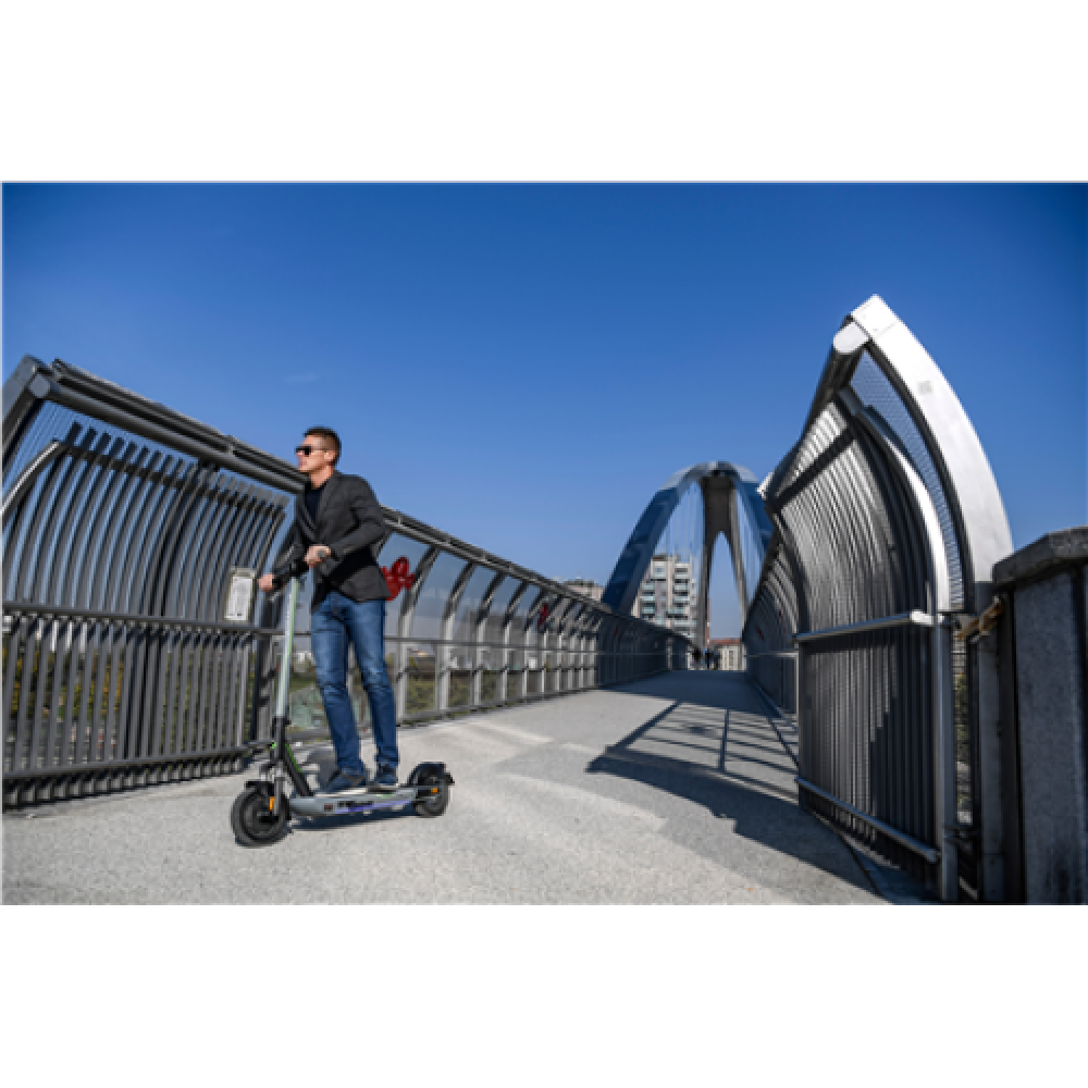 Argento , Active Sport , Electric Scooter , 500 W , 25 km/h , 10 , Black/Green , month(s)
