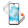 Fixed Screen protector , Samsung , Galaxy A17 4G/5G , Tempered glass , Black , Full-Cover 2.5D
