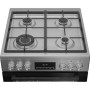 BEKO Cooker , FBMA61330GXDT , Hob type Gas , Oven type Electric , Stainless Steel , Width 60 cm , Depth 60 cm , Grilling , LED , Energy efficiency class A , 72 L