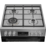 BEKO Cooker , FBMA61330GXDT , Hob type Gas , Oven type Electric , Stainless Steel , Width 60 cm , Grilling , LED , Depth 60 cm , 72 L