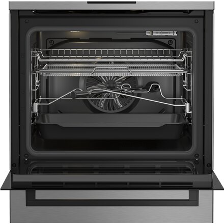 BEKO Cooker , FBMA61330GXDT , Hob type Gas , Oven type Electric , Stainless Steel , Width 60 cm , Depth 60 cm , Grilling , LED , Energy efficiency class A , 72 L