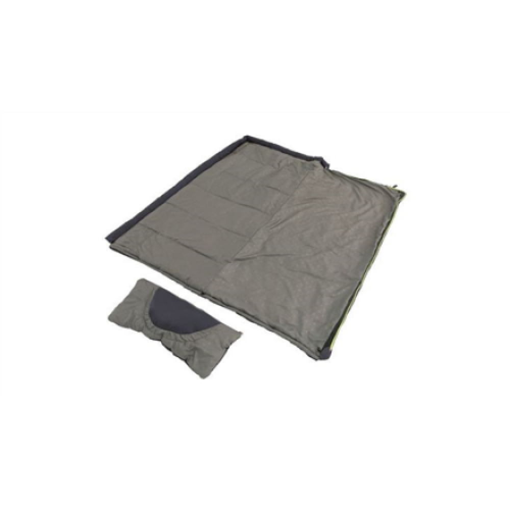 Outwell Contour Lux Deep Blue R, Sleeping Bag - Right Zipper, 220 x 85 cm, YKK 2-way L-shape open-end with auto lock, Deep Blue