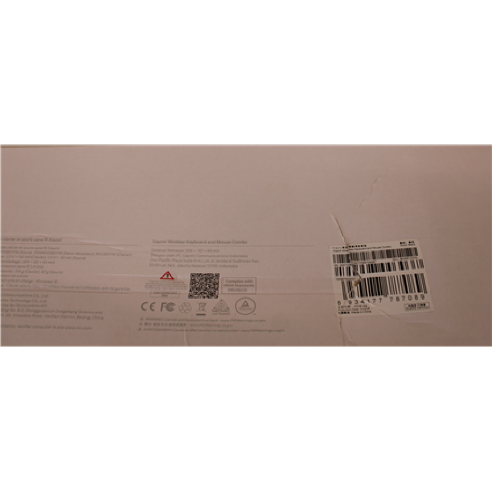 SALE OUT. , Xiaomi Keyboard and Mouse , Wireless , Keyboard and Mouse Set , Black , 24 year(s) , DAMAGED PACKAGING