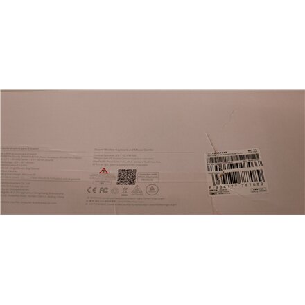 SALE OUT. , Xiaomi Keyboard and Mouse , Wireless , Keyboard and Mouse Set , Black , 24 year(s) , DAMAGED PACKAGING